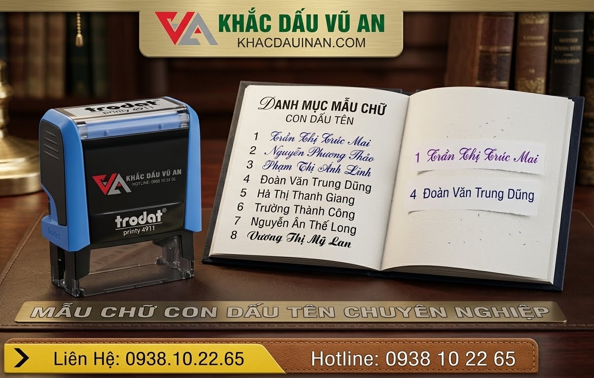 🎓 MẪU KIỂU CHỮ DẤU TÊN GIÁO VIÊN – CHUẨN SƯ PHẠM, THÂN THIỆN VÀ ĐẸP MẮT.