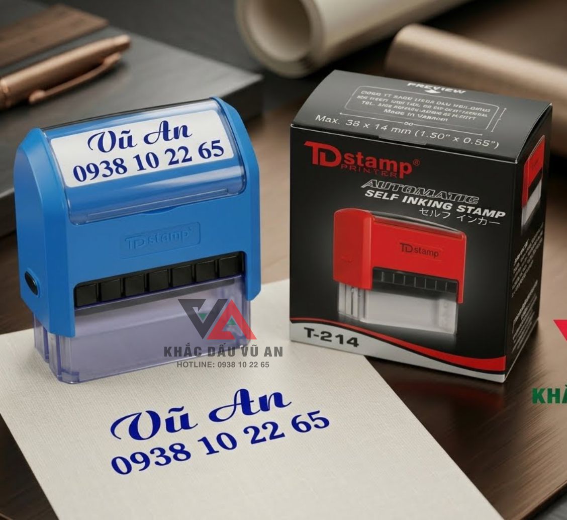 Dịch Vụ Làm Dấu Tên Kèm Số Điện Thoại Online – Giao Hàng Toàn Quốc