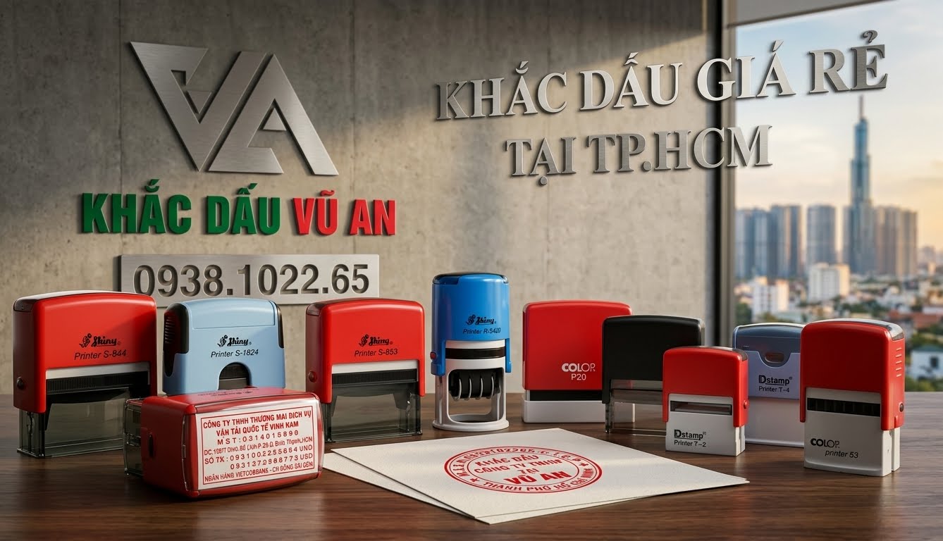 ⭐ ĐỊA CHỈ KHẮC DẤU GIÁ RẺ TP.HCM ✅ LÀM MỘC DẤU GIÁ RẺ TP.HCM – CÔNG NGHỆ LASER 4K, NÉT MỊN, GIÁ CỰC TỐT.