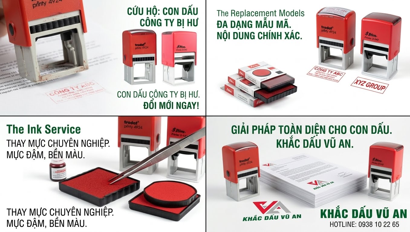 con dau cong ty bi het muc