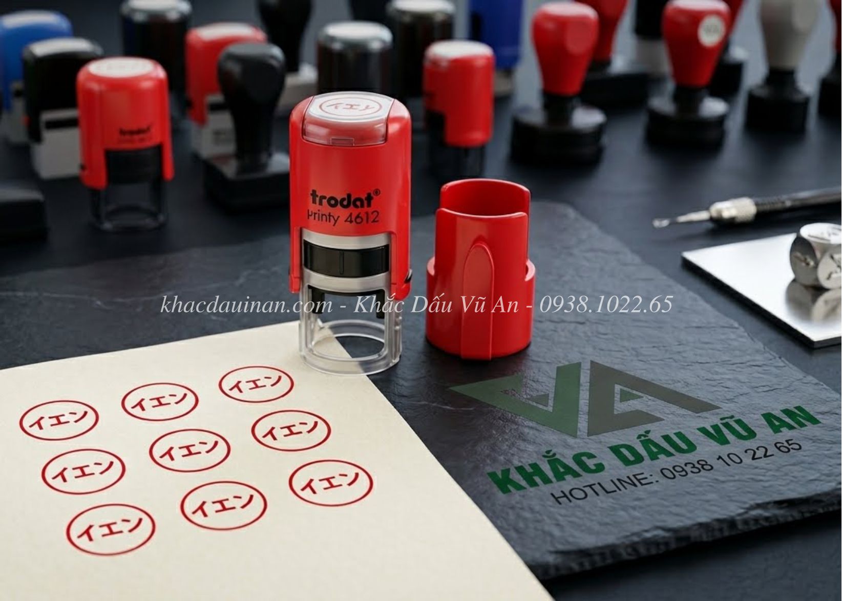 💎 MỘC TÊN HANKO CAO CẤP – NÉT KHẮC LASER 4K CỰC NHỎ NHƯNG SIÊU CHI TIẾT.