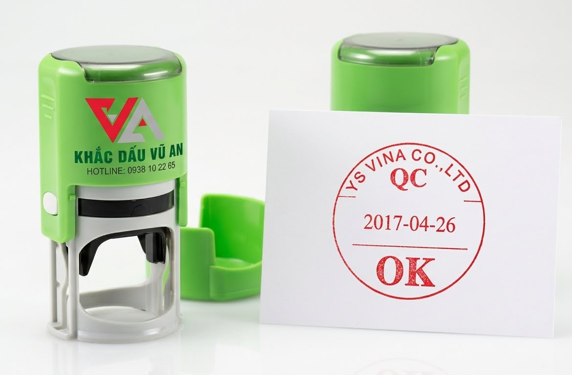 chuyên dụng như Con dấu QC PASS / PASSED