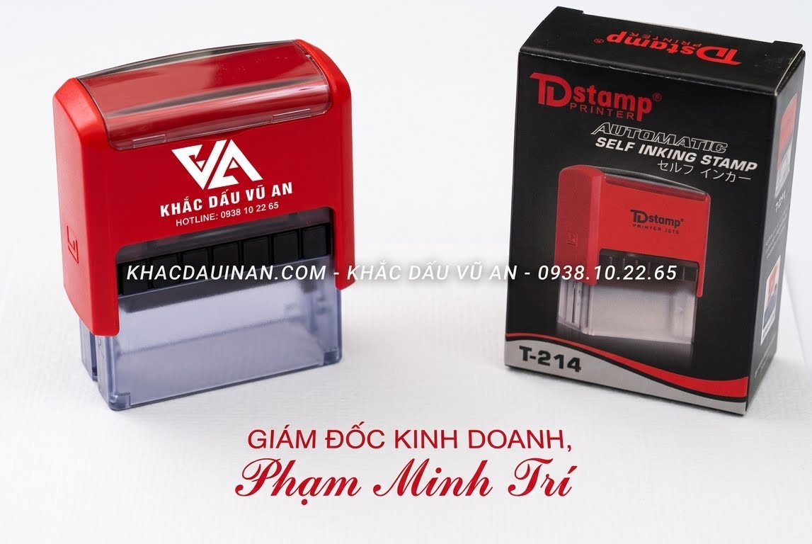 Báo Giá Khắc Dấu Tên Kèm Chức Danh Mới Nhất | Chỉ Từ 80.000đ/Con