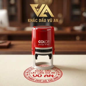 KHẮC DẤU TRÒN LẤY LIỀN – SẮC NÉT, CHUẨN QUY ĐỊNH