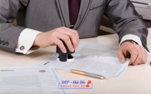 Dịch vụ khắc dấu siêu nhanh chóng tại Khắc dấu In Ấn