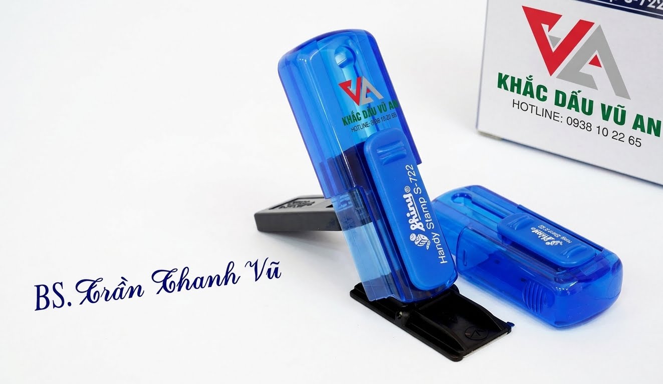 🏷️ CON DẤU TÊN BỎ TÚI SHINY CHÍNH HÃNG – BỀN BỈ, KHÔNG LO RÒ RỈ MỰC.