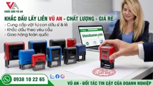 🔥 SIÊU ƯU ĐÃI: KHẮC COMBO DẤU CÔNG TY TẠI BÌNH THẠNH GIẢM NGAY 5-10%