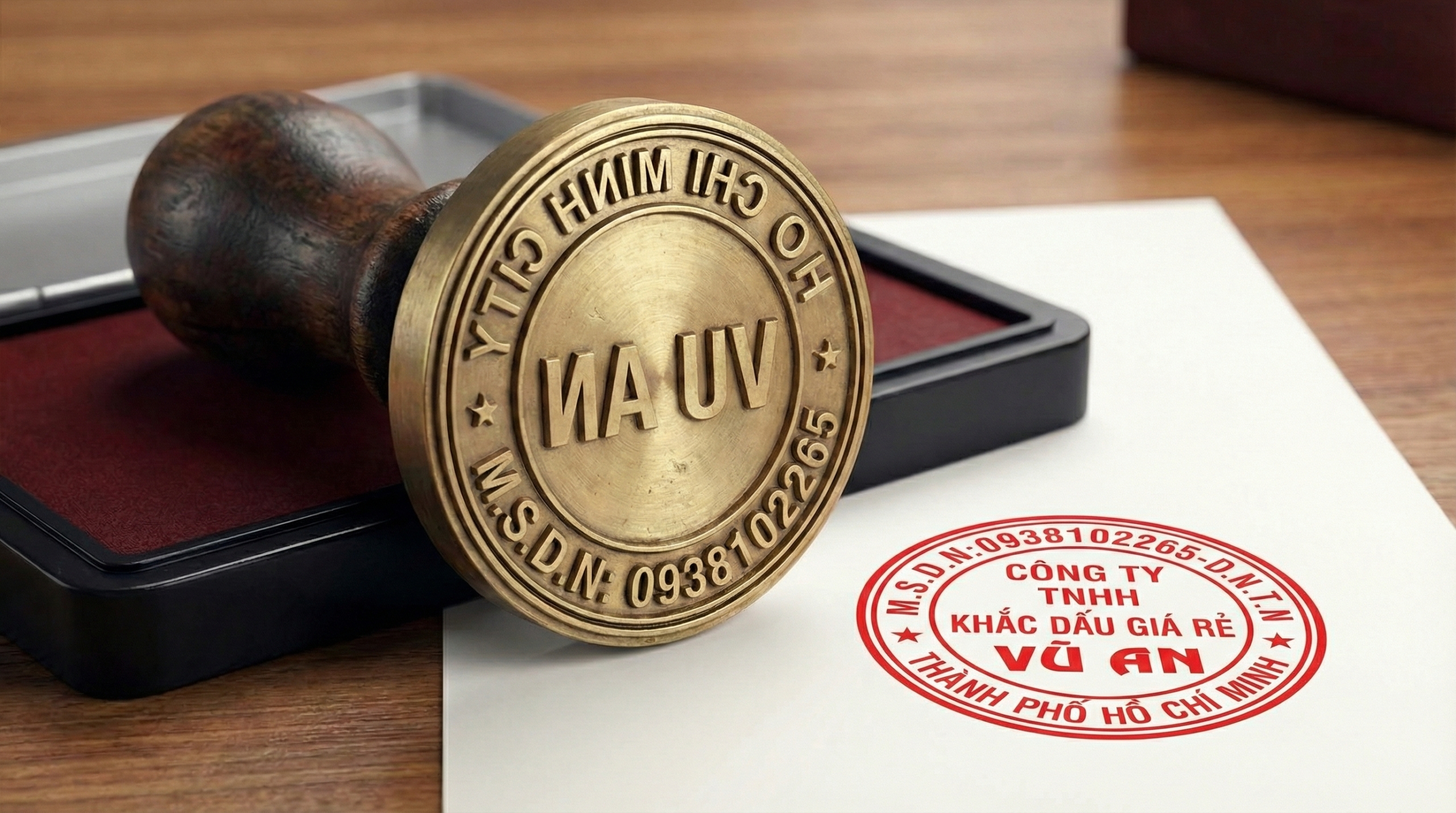 Lời khuyên: Dấu đồng thường dùng khay mực rời (mực chấm). Nếu bạn cần đóng nhanh, liên tục hàng trăm tờ giấy mỗi ngày, hãy cân nhắc loại dấu lật tự động (bằng nhựa/cao su) vì sự tiện lợi. Dấu đồng nên dành cho những dịp hoặc văn bản quan trọng.