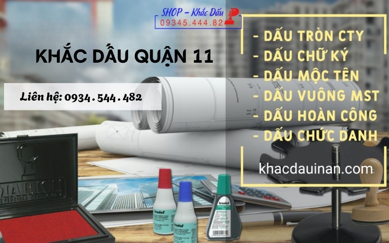 Khắc dấu quận 11