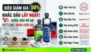 💰 KHẮC DẤU QUẬN 2 GIÁ RẺ – CHỈ TỪ 80K, MIỄN PHÍ THIẾT KẾ THEO YÊU CẦU.