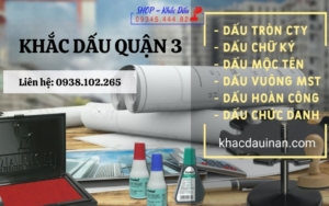 Khắc dấu quận 3