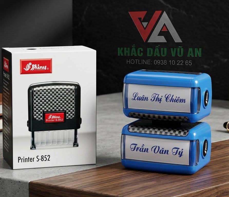 🤝 KHẮC DẤU VŨ AN – NHẬN GIA CÔNG MỌI MẪU DẤU KHÓ THEO YÊU CẦU. khac dau ten theo yeu cau