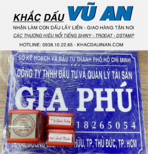 nhận khắc dấu tròn công ty