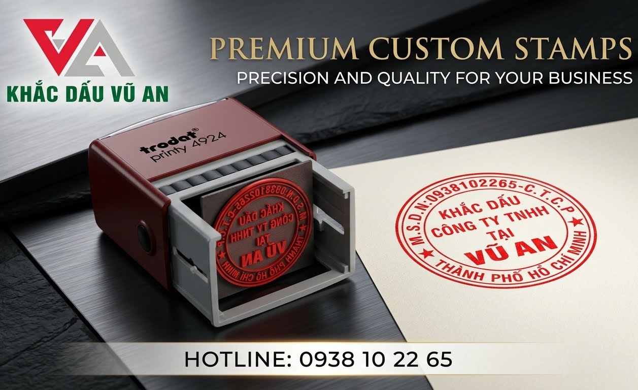 Khắc mới dấu tròn doanh nghiệp: Dành cho công ty mới thành lập.