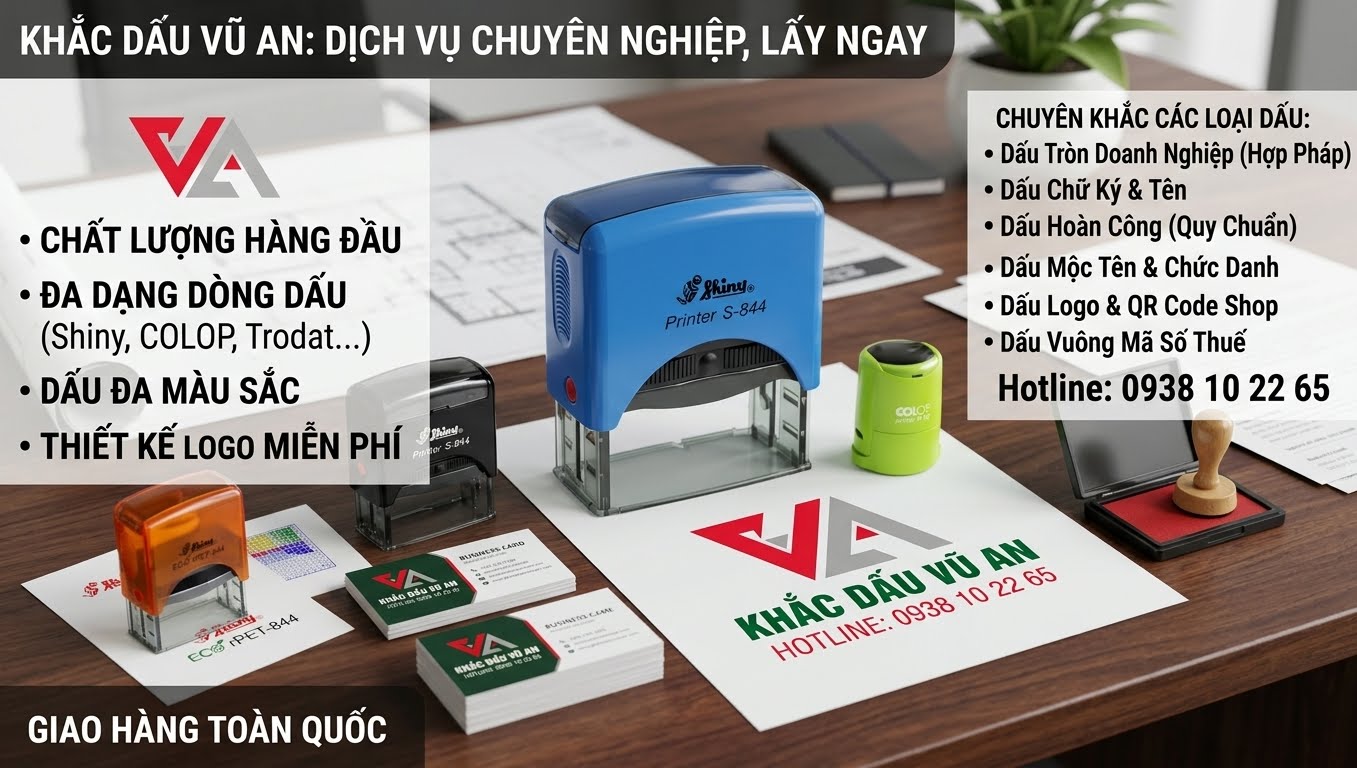 Địa Chỉ Khắc Dấu Uy Tín Tại Quận Phú Nhuận – Giá Rẻ, Sắc Nét