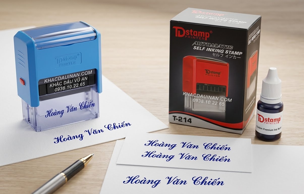 Bảng Giá Khắc Dấu Tên Cá Nhân Mới Nhất 2026 – Đa Dạng Font Chữ Đẹp