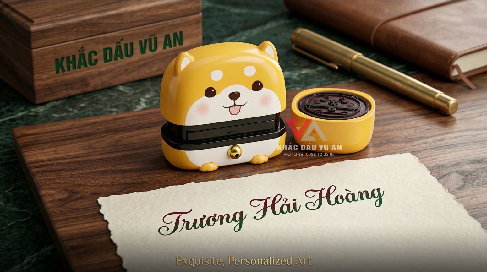 Khắc Dấu Tên Theo Yêu Cầu: Đa Dạng Font Chữ, Mẫu Mã, Màu Sắc