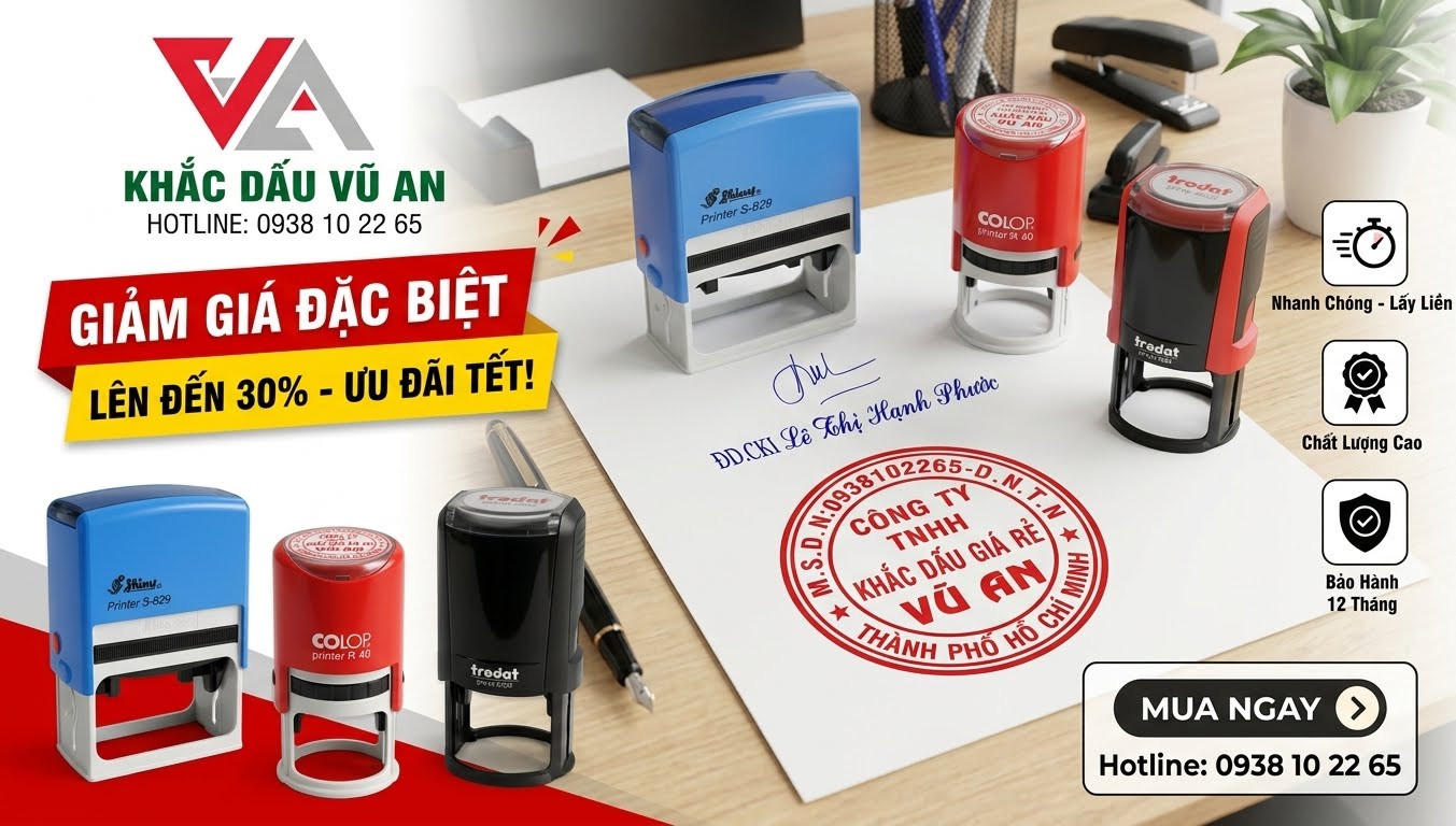 KHẮC DẤU - LẤY LIỀN - NHANH TPHCM KHẮC DẤU - LẤY LIỀN - NHANH TPHCM